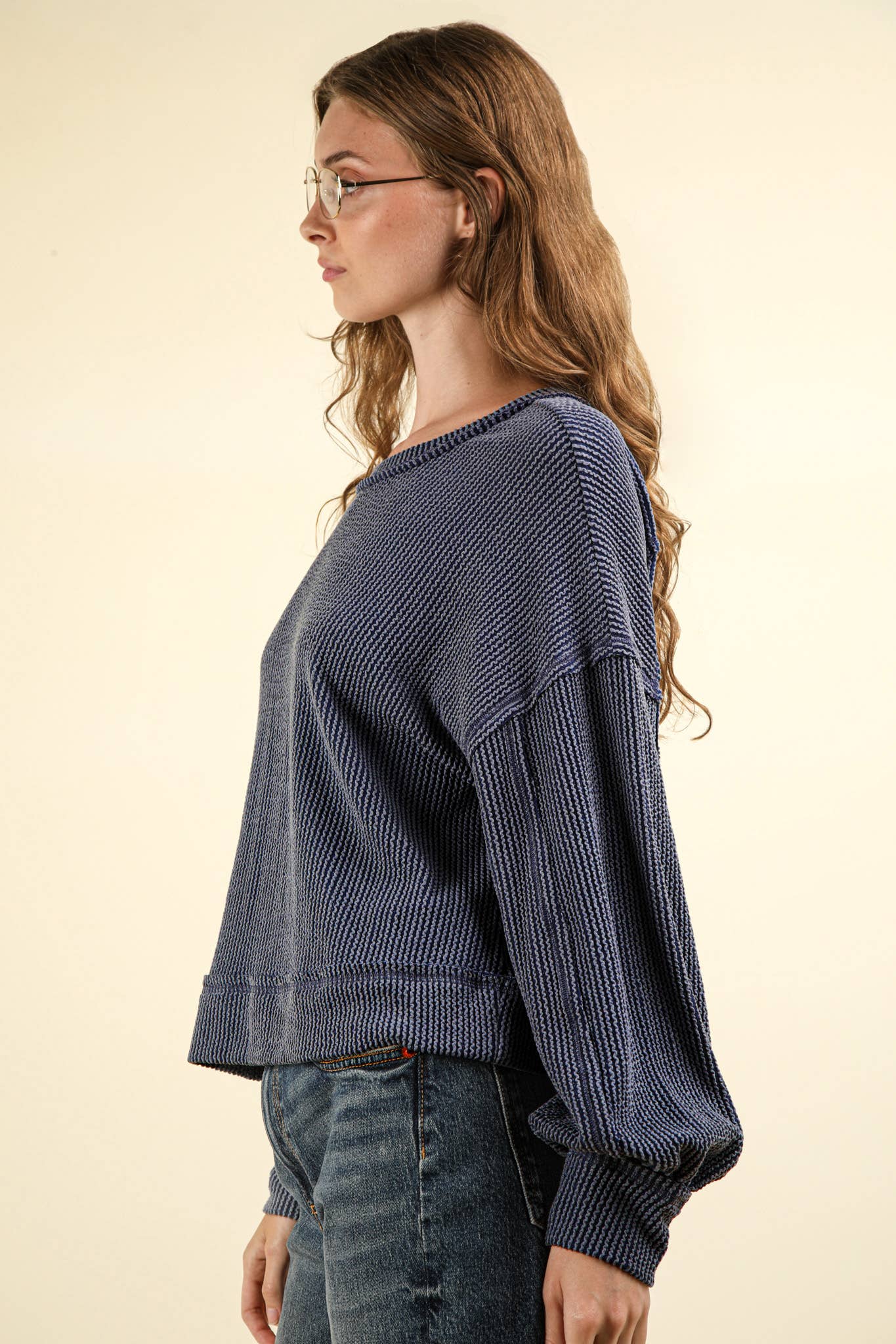 Otto Ribbed Oversized Soft Comfy knit Top