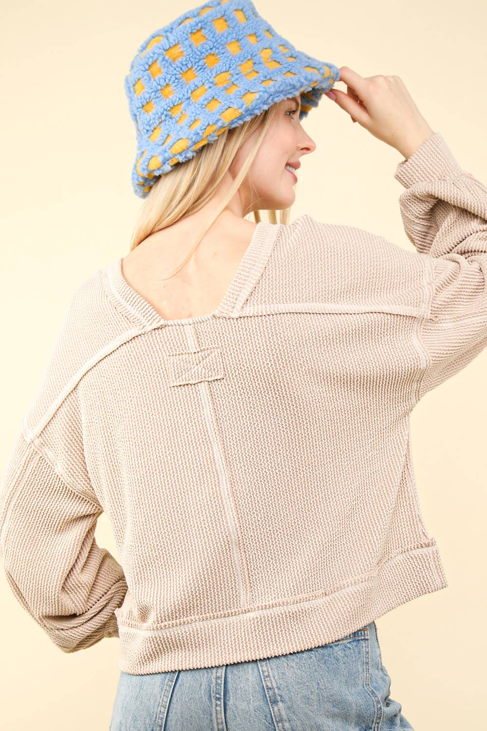 Otto Ribbed Oversized Soft Comfy knit Top