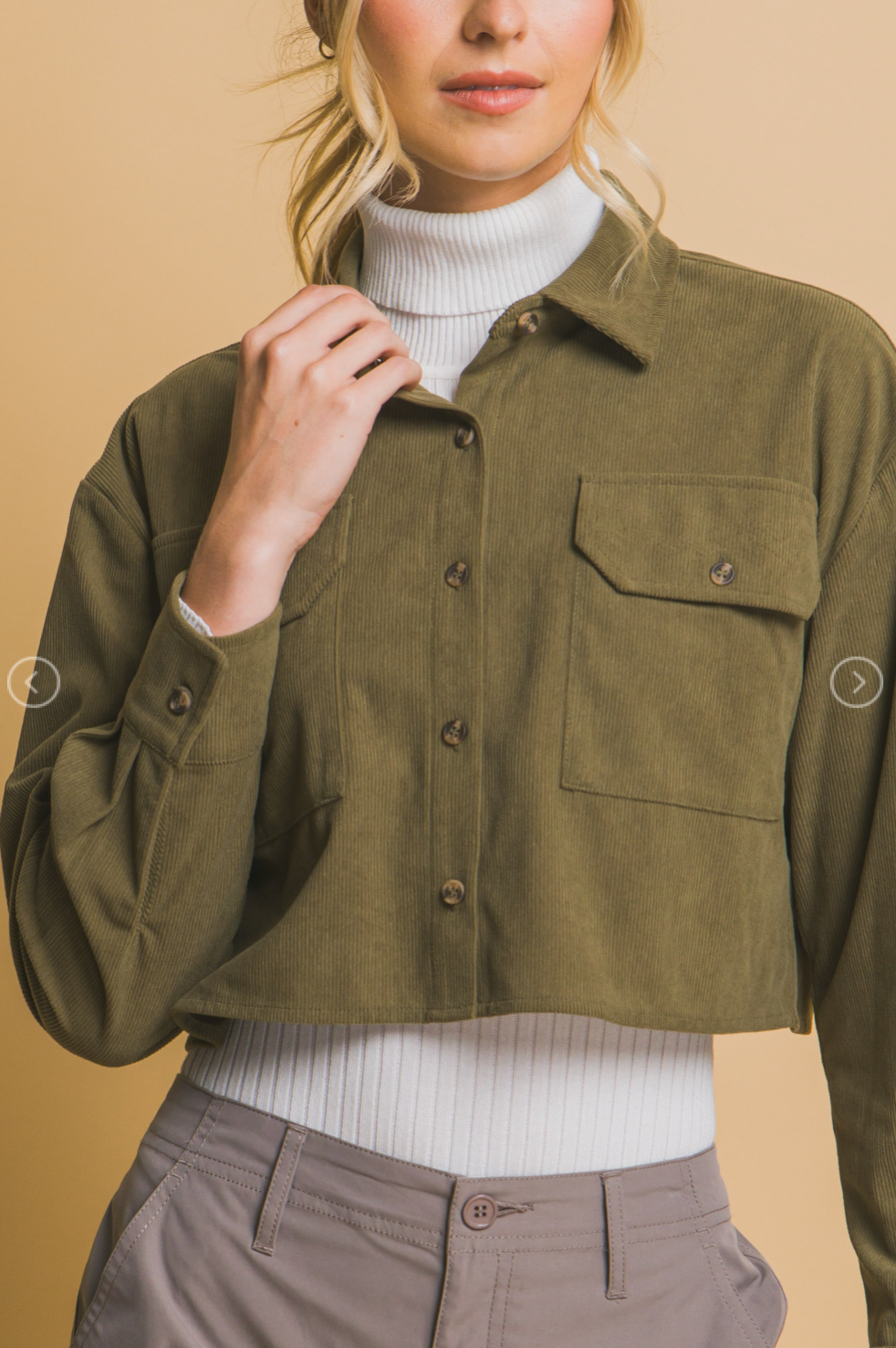 Corduroy shirt