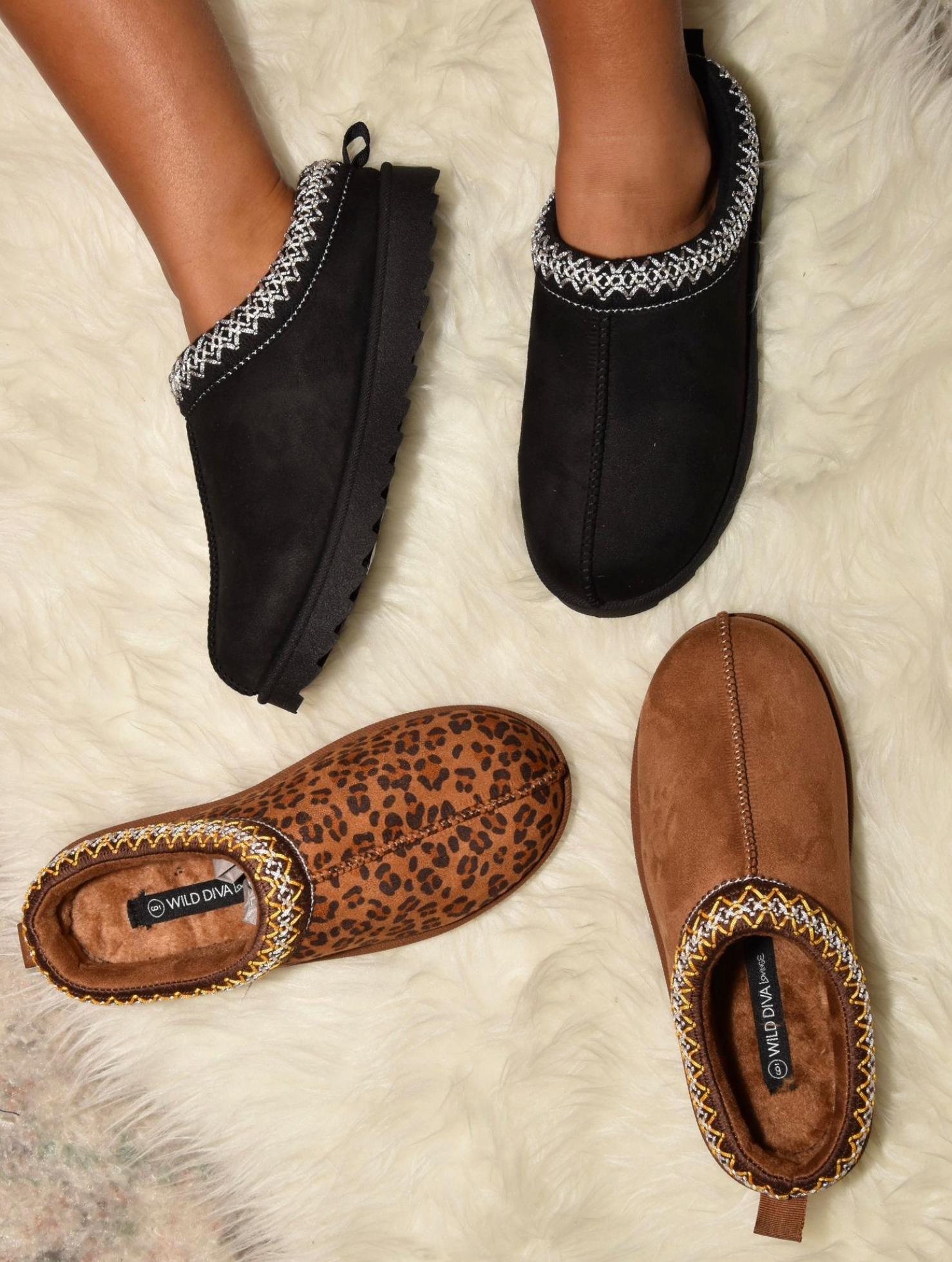 Wild detail booties