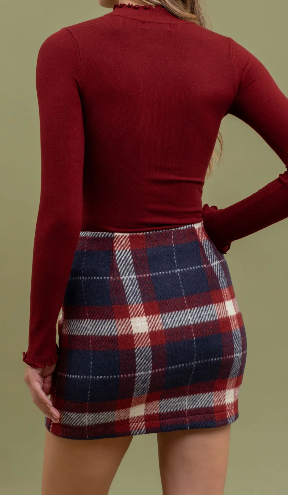 Plaid Mini skirt