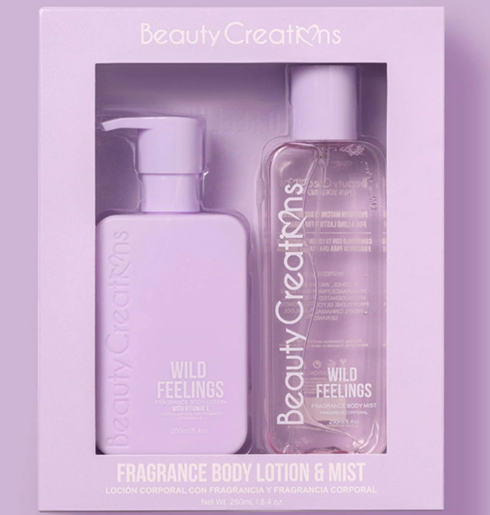 BEAUTY CREATIONS FRAGRANCE BODY LOTION SPRAY SET