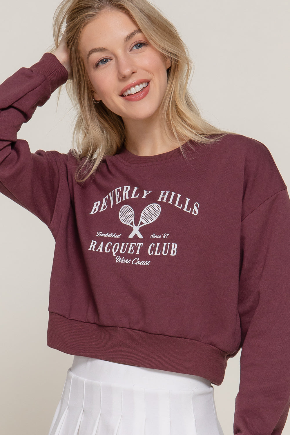 Beverly Hills racquet sweaters