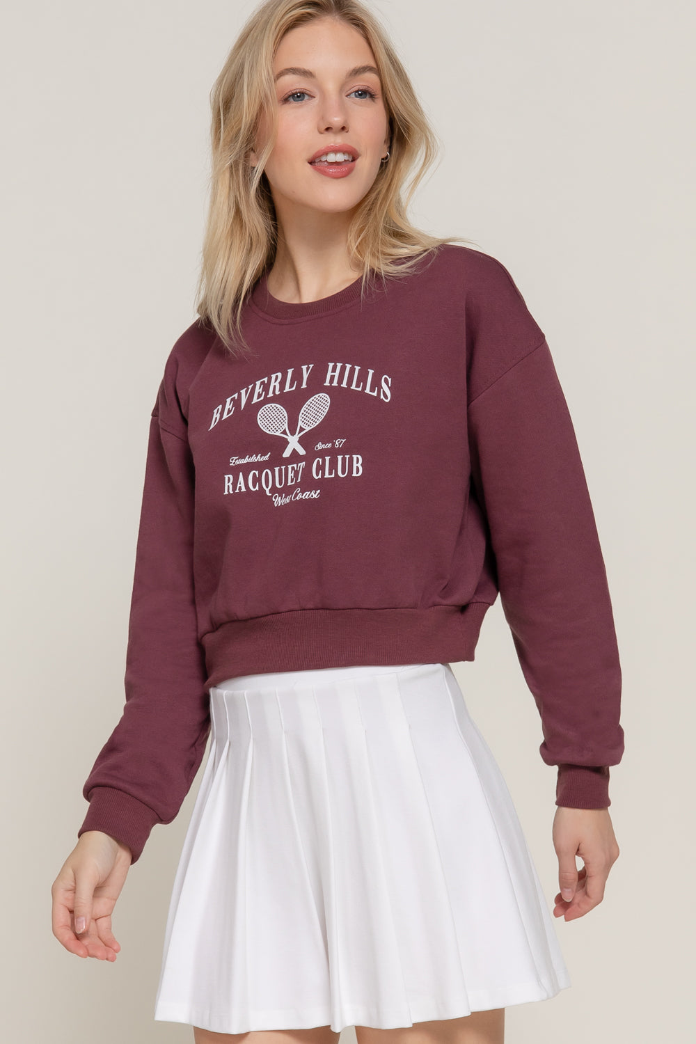 Beverly Hills racquet sweaters